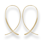 925/- earrings, gold-plated