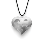 925/- pendant, brushed/glossy