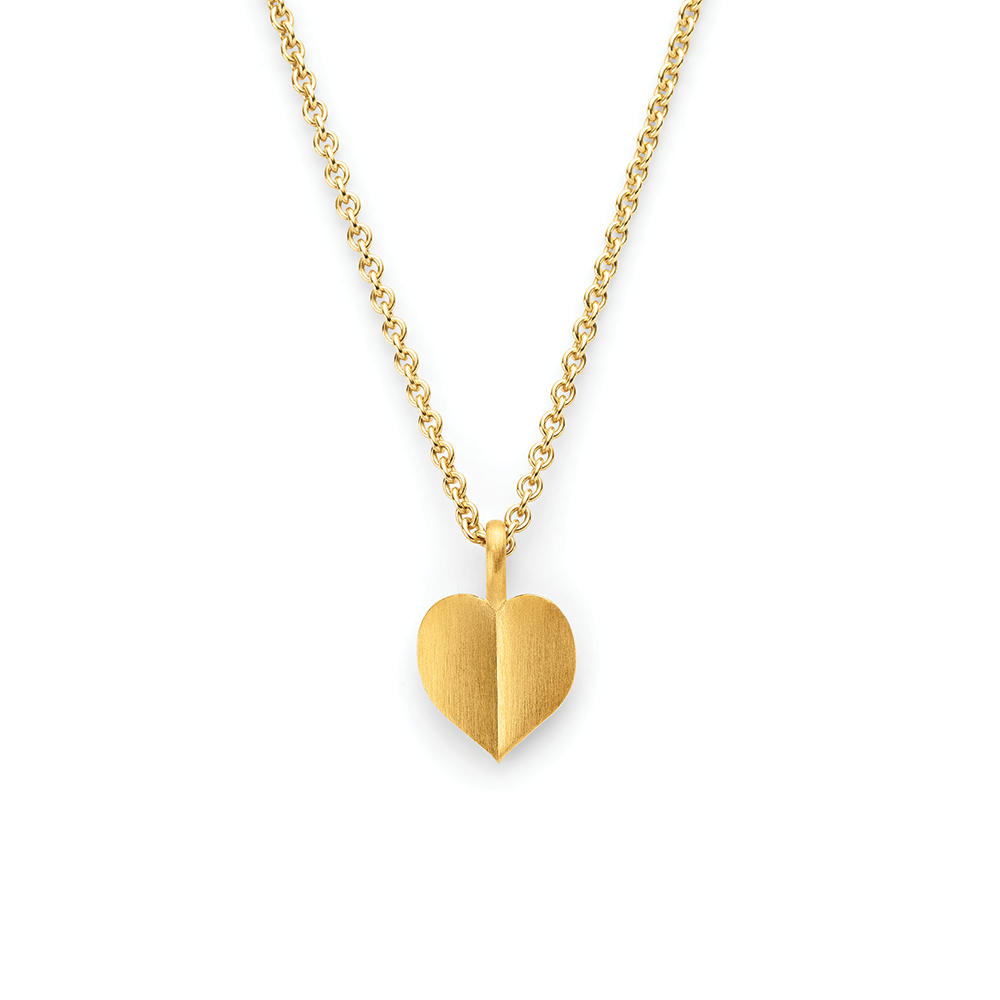 925/- pendant, gold-plated, matt