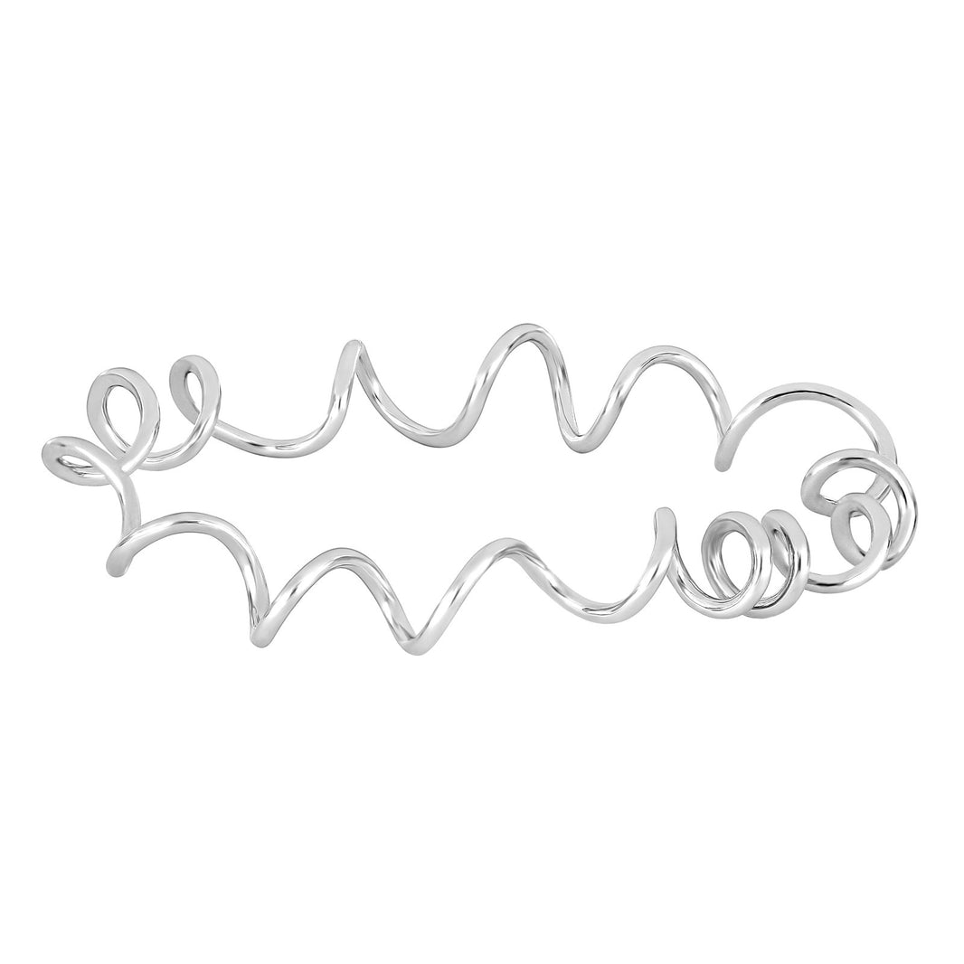 Silver rhod. Bangle 62mm