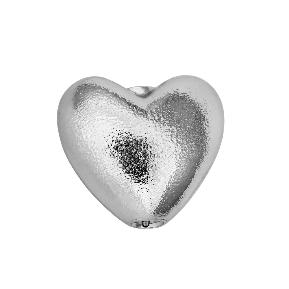 Silver claps heart