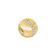 Silver ball lock w. cz