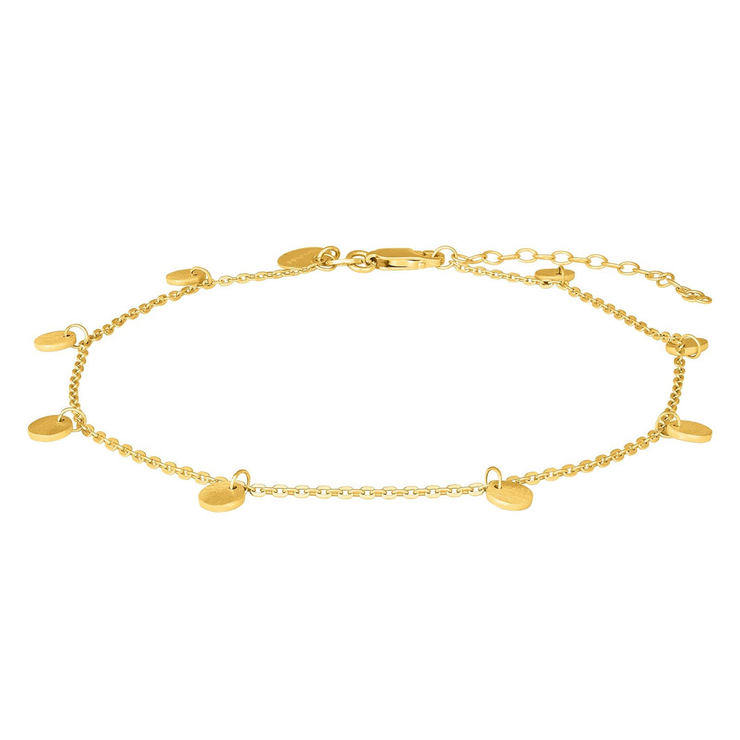 silver anklet DISC52 23+4cm