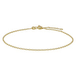 9ct. gold anklets anchor
