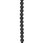 Black Lava stone chain 8mm 45cm