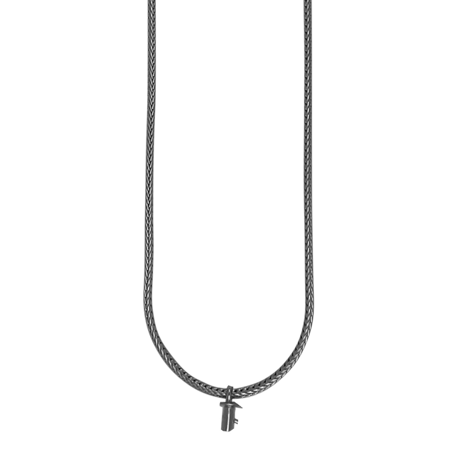 Silver oxidize chain 90cm
