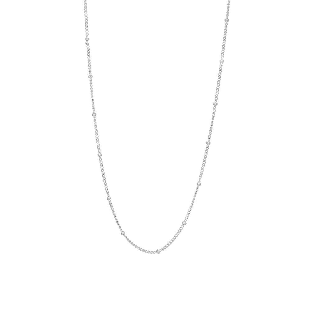 Rhd. silver necklace LINE52
