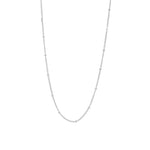 Rhd. silver necklace LINE52