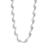 Rhd. silver necklace 42,5+3cm