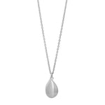 Rhd. silver necklace 13mm
