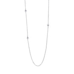 Rhodium-pl silver necklace ALVIRANOR*