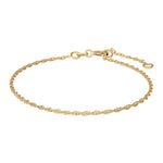 9ct. gold bracelet cordel
