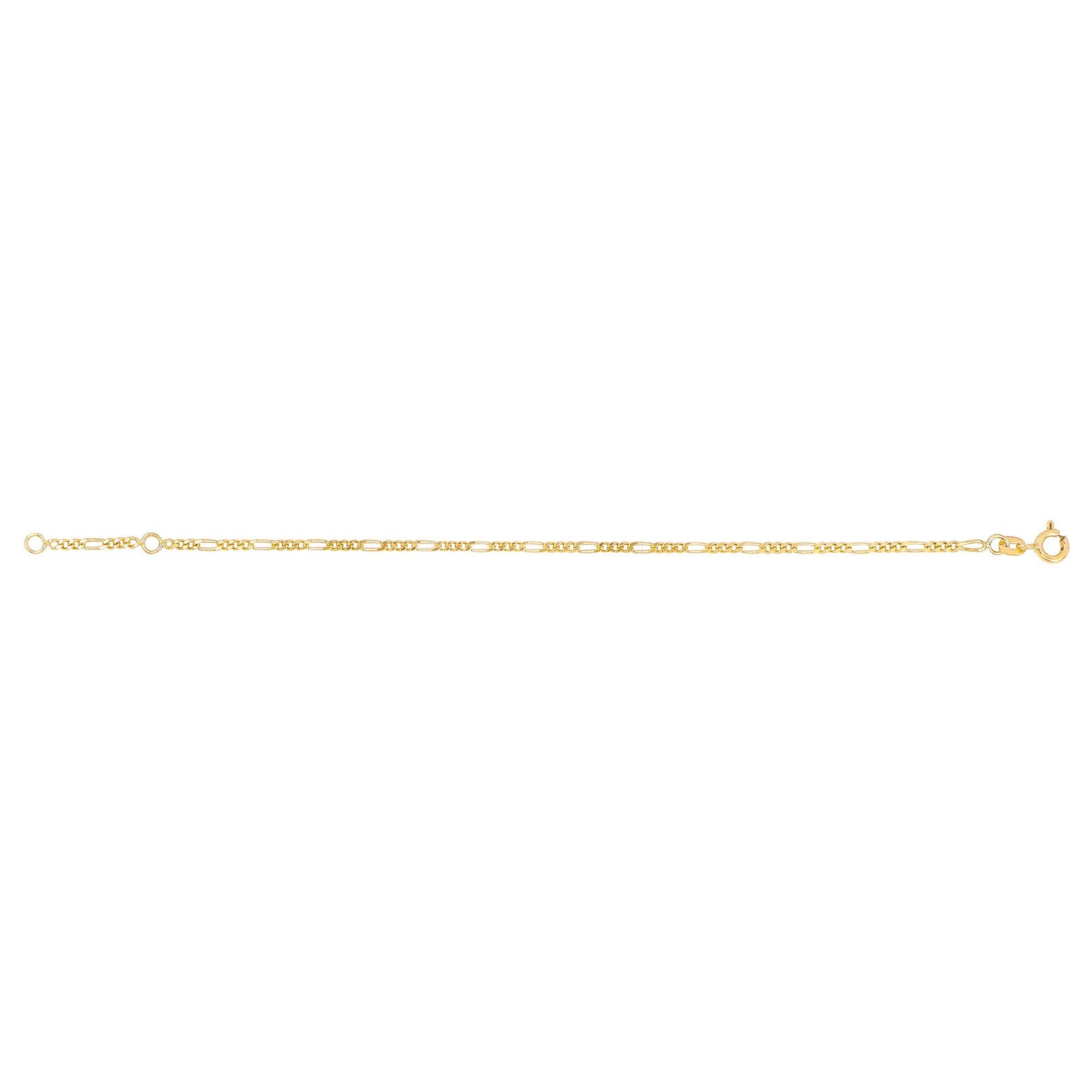 9ct. gold bracelet figaro 60 wire