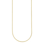 9ct. gold chain flat panser