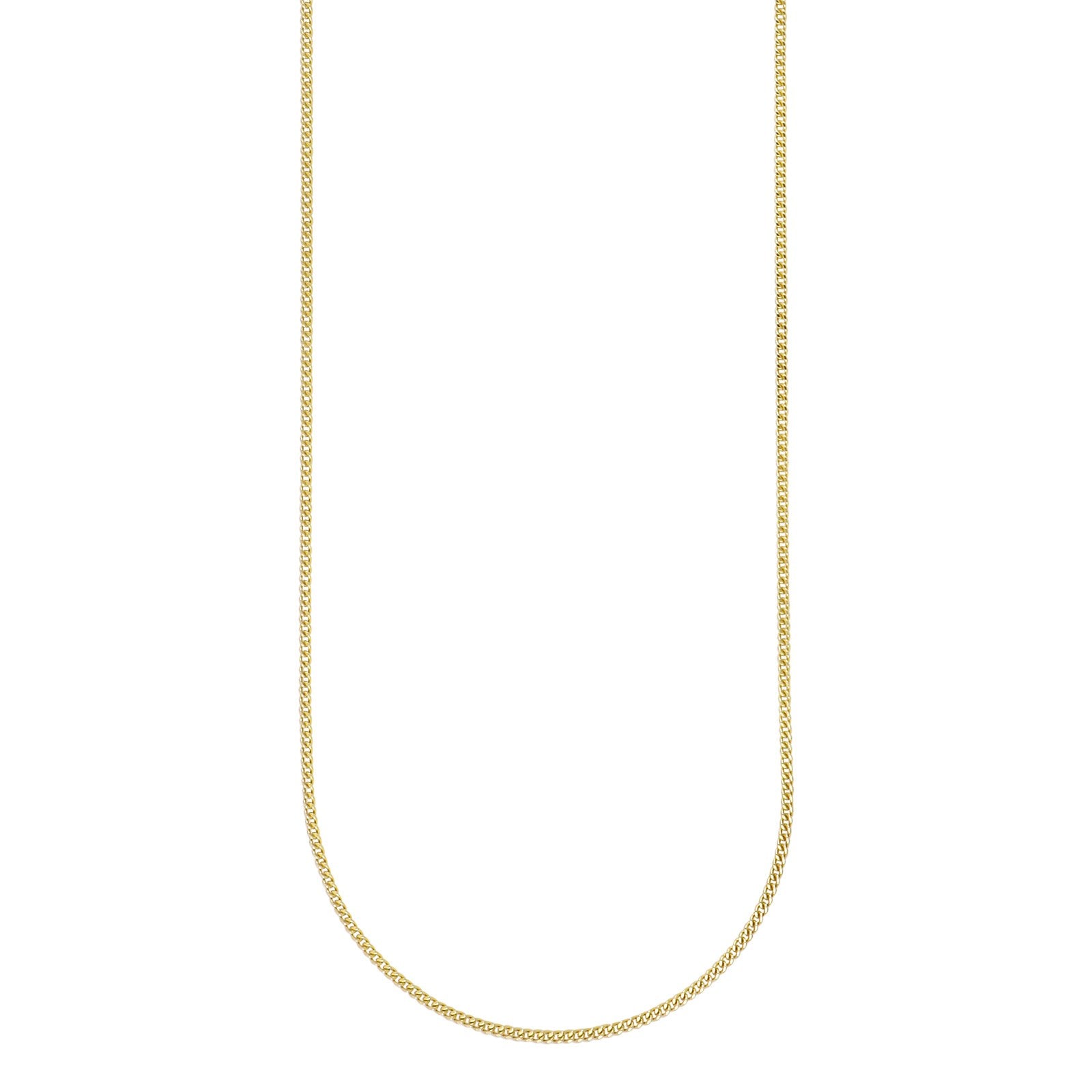 9ct. gold chain flat panser