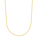 9ct. gold chain round anchor