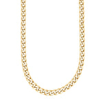 SON kæde stål blank 60cm IPGold