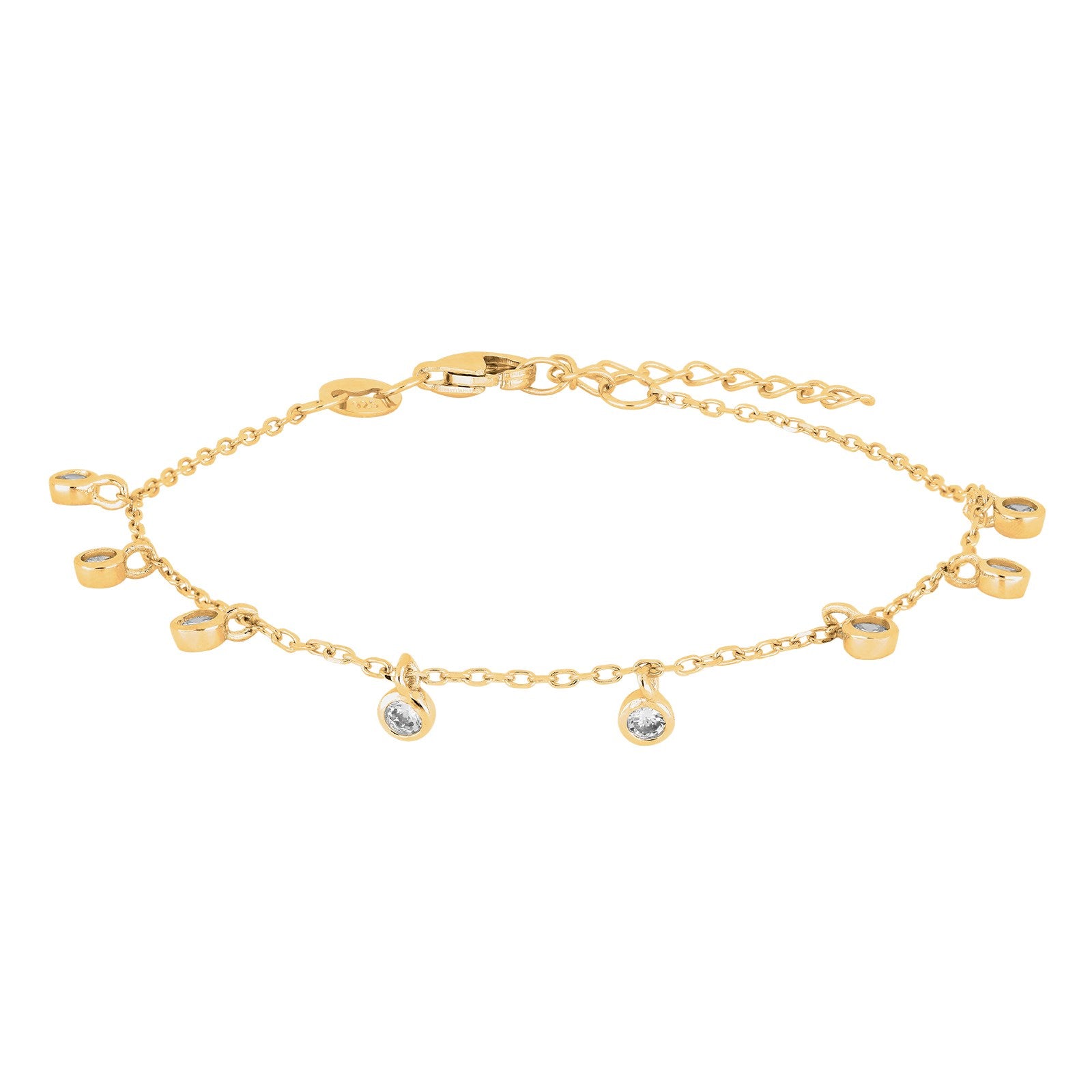 Sølv armbånd GIANOR 3mm 17+3cm