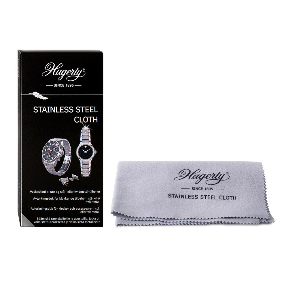 Hagerty stainless steel cloth 12-pak
