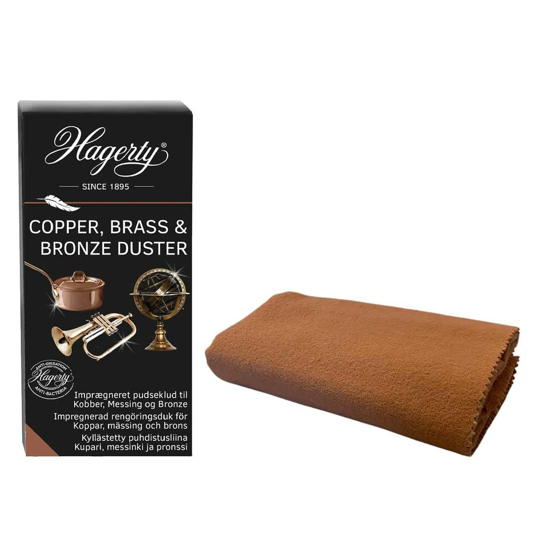 Hagerty copper, brass & bronze duster 12 pieces