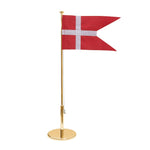Gold-plated flagpole