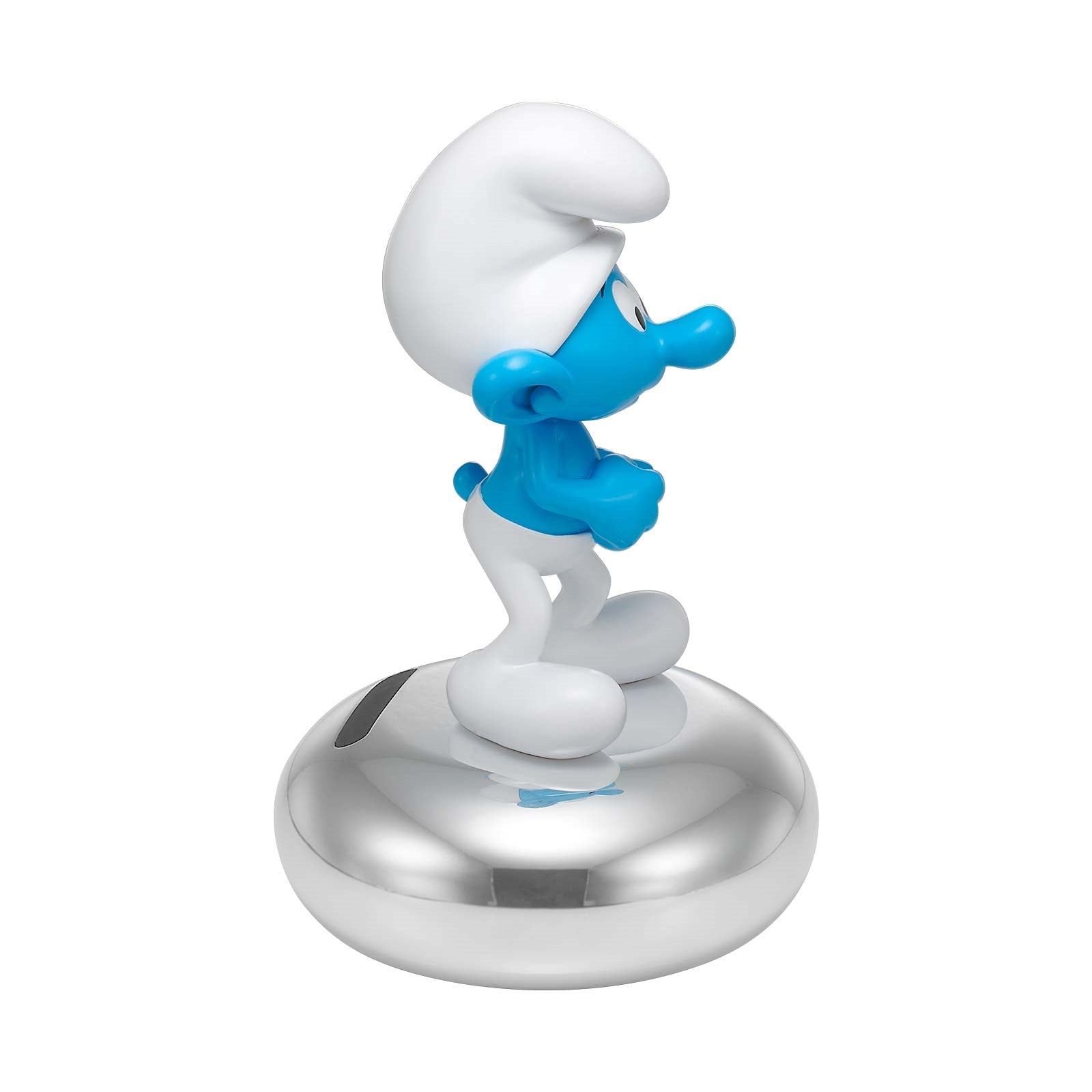 Chromeplated Money Bank - Smurf