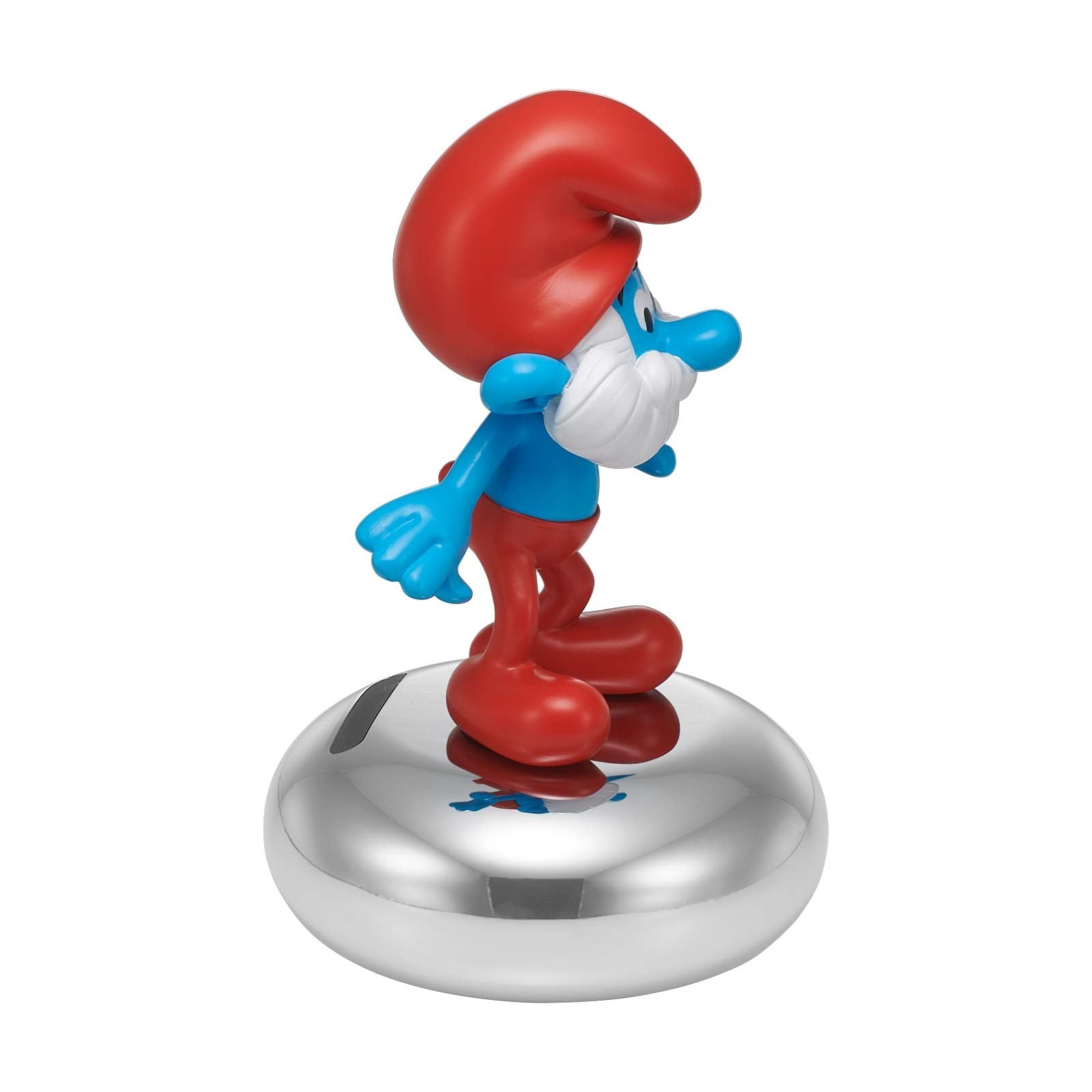 Chromeplated Money Bank - Papa Smurf