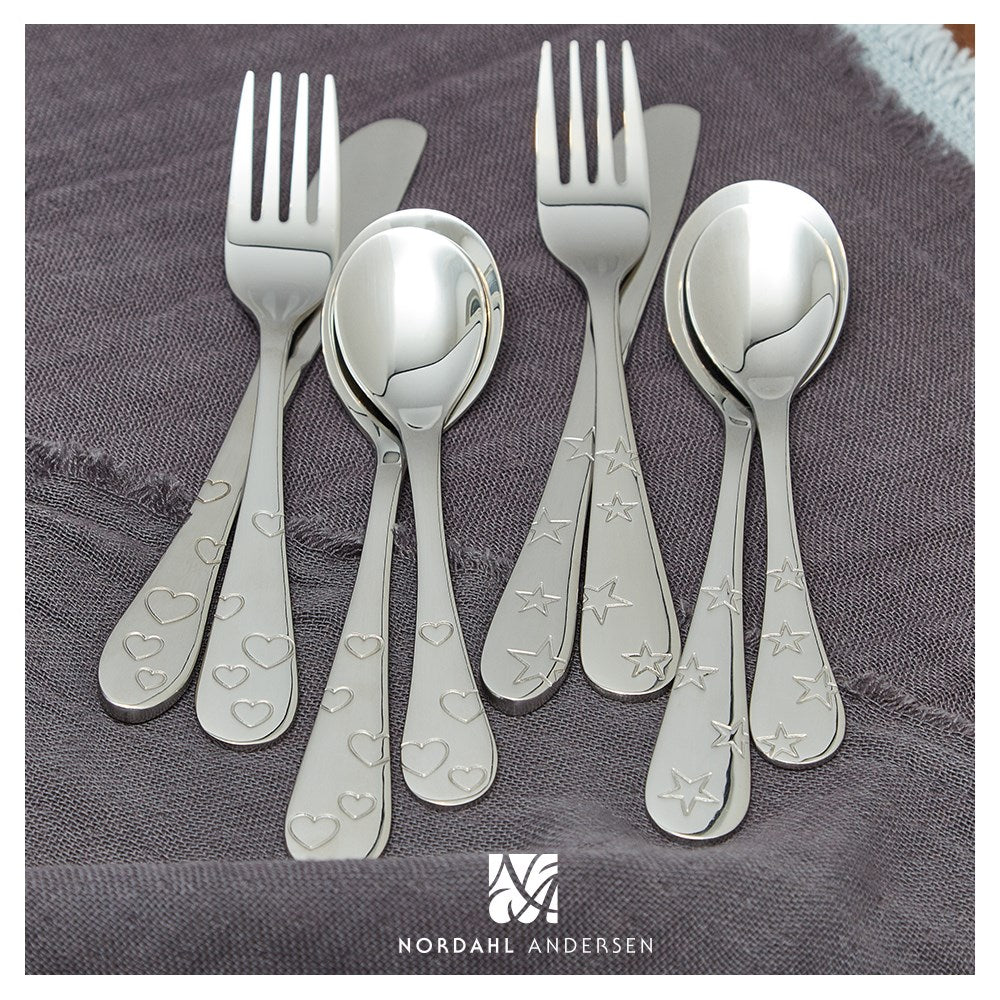 Stainless steel cutlery - Hearts