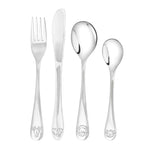 Stainless steel cutlery w/wild animals