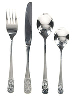 Rustfrit stål bestik m. bamse