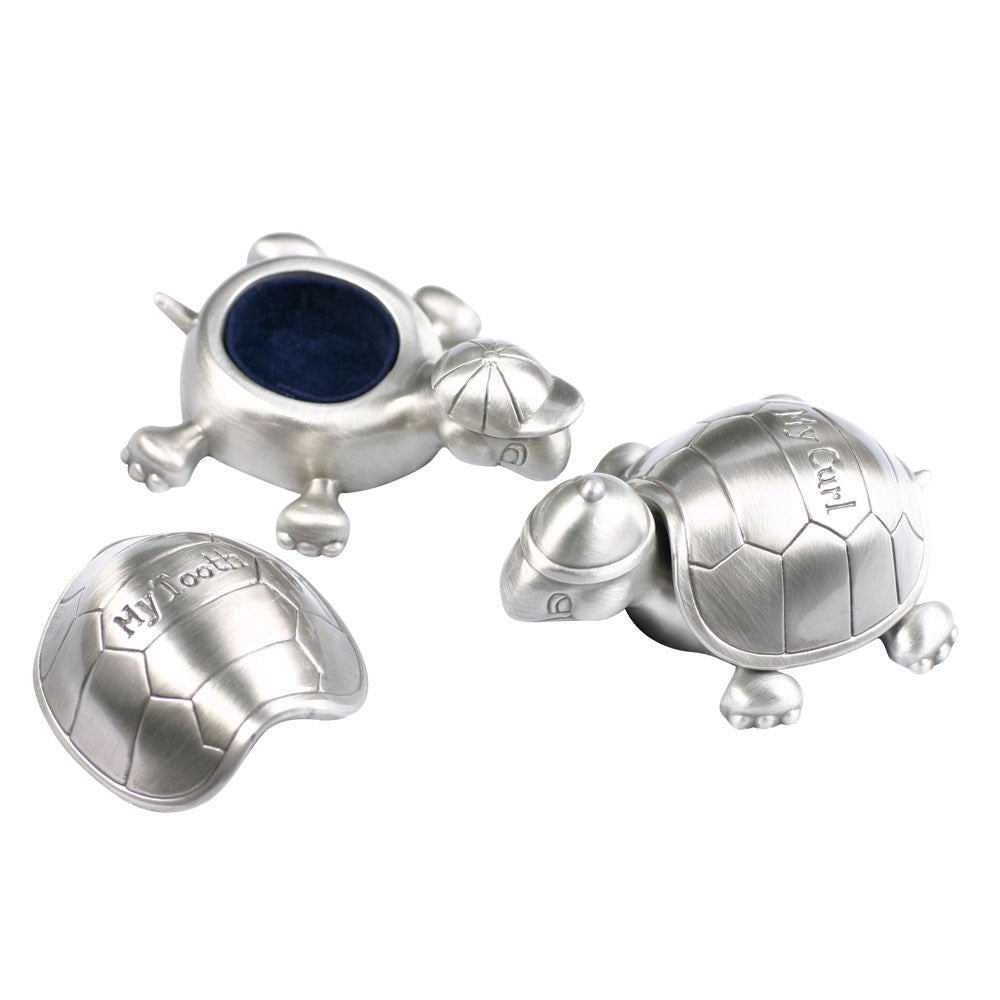 Fortinnet æske første tand/hårlok skildpadder