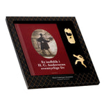 Bookset with pendant and bookmark gold-plated