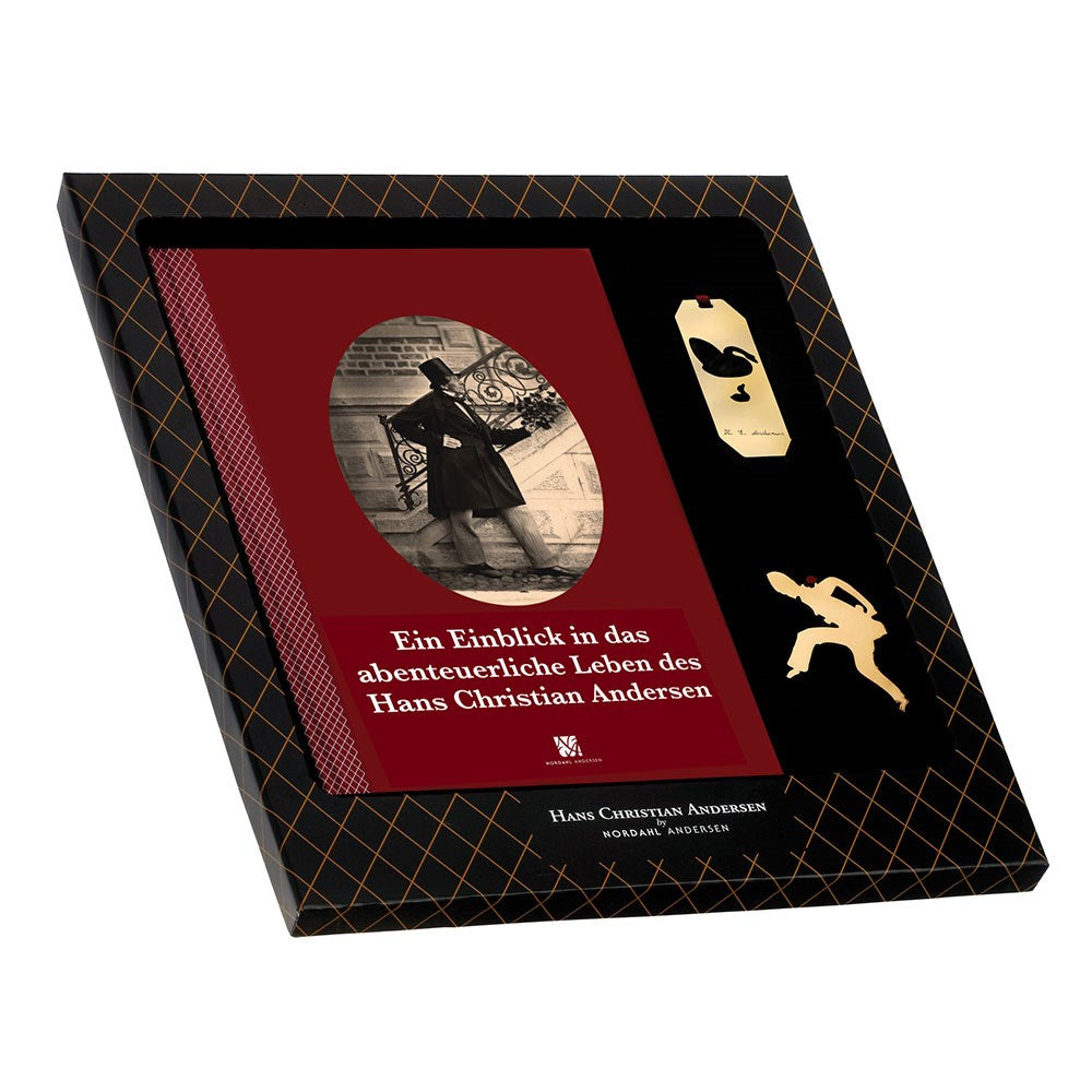 Book set with pendant and bookmark - gold-plated