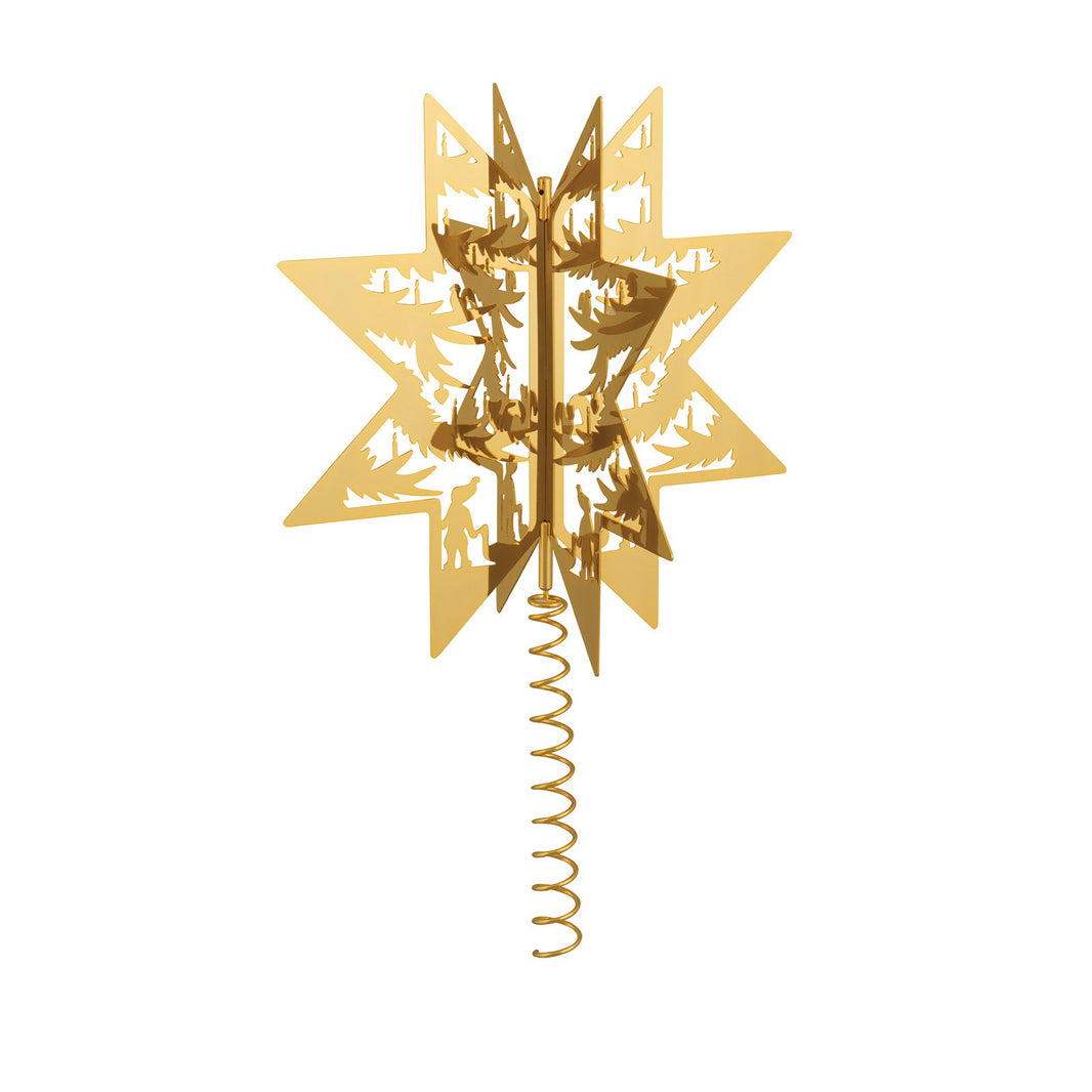 Star - Tree topper - gold-plated 19,5cm