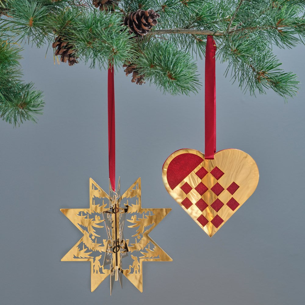 Star - Tree topper - gold-plated 19,5cm