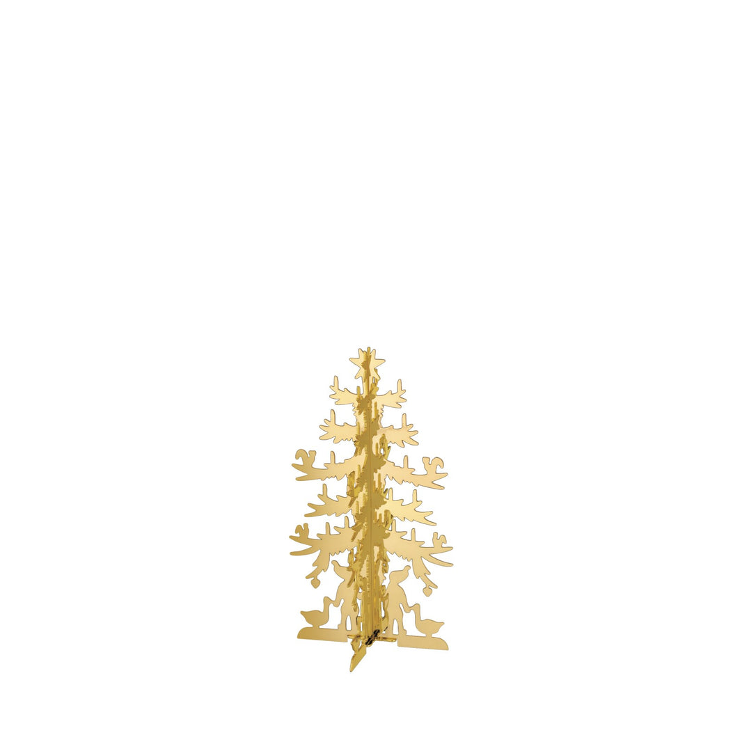 Miniature tree - gold plated 6cm
