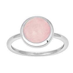 Styre Bedre fange Rhd. sølv ørestikker SWEETS52 rosa quartz 7mm