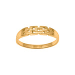 8kt. guldring mursten