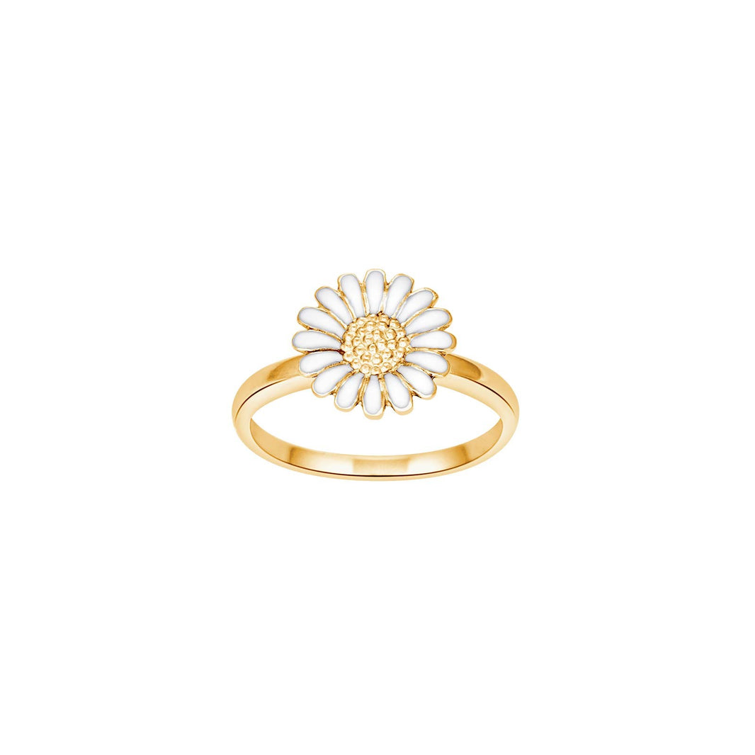 Rod. silver ring Daisy 10mm