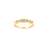 14kt. Goldring m/dia. 0.105ct W/SI