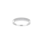14kt. hvidguldsring m/dia. 0.105ct W/SI