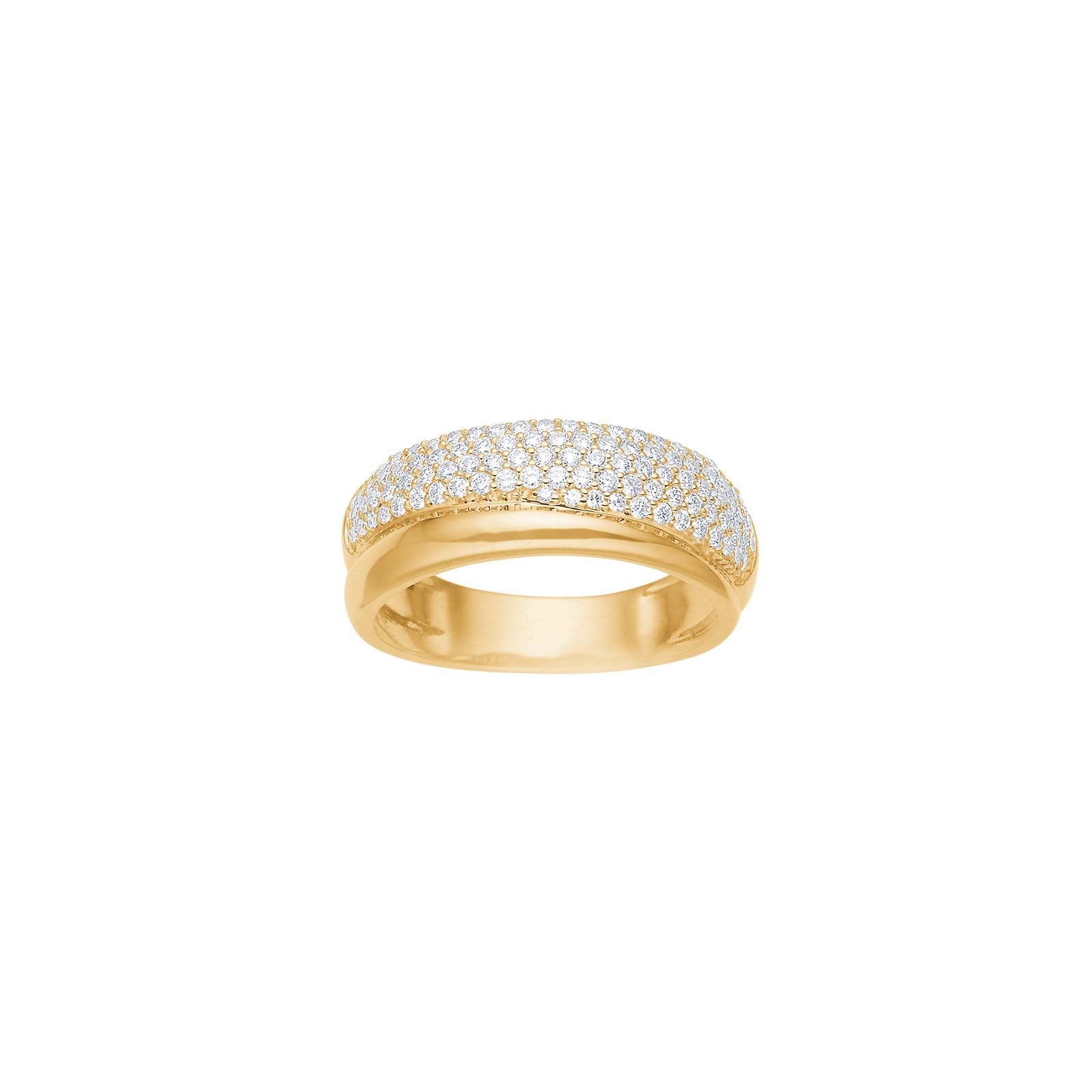 14kt. guldring m/dia. 0.525ct W/SI