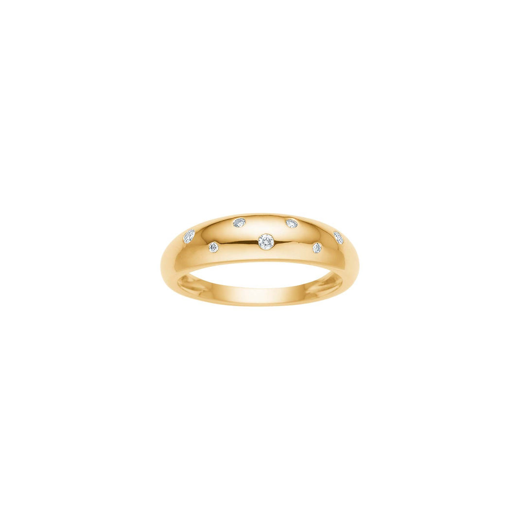 14ct. gold ring w/0.07ct WSI