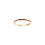 HEART 14kt. guld alliancering m/rubin