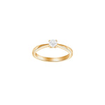 HEART 14kt. guldring m/dia. 0.30ct W/SI