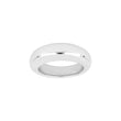Sølv rhodineret ring blank
