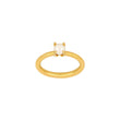 Silver-gilt ring w/ freshwater pearl