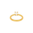 Silver-gilt ring w/ freshwater pearl