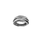 Silber + Oxid. Ring
