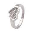 Silber Damenring mit syn Zirkonia 
